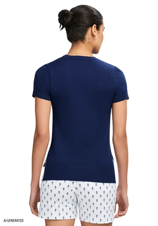 Thumbnail 2: IZOD IZOD Womens Skylar Performance Stretch Short Sleeve Top 