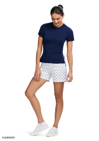 Thumbnail 4: IZOD IZOD Womens Skylar Performance Stretch Short Sleeve Top 