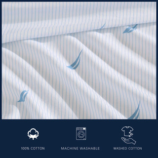 Thumbnail 10: Nautica Nautica T200 Washed Percale Sheet Set 