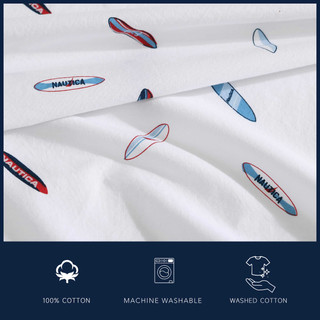Thumbnail 30: Nautica Nautica T200 Washed Percale Sheet Set 