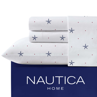 Thumbnail 6: Nautica Nautica Star Spangled Coastal Sheet Set 