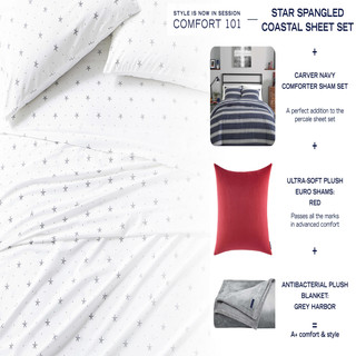 Thumbnail 30: Nautica Nautica T200 Solid Sheet Set 