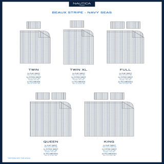 Thumbnail 30: Nautica Nautica Beaux Stripe Sheet Set 