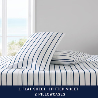 Thumbnail 3: Nautica Nautica Brenton Stripe Sheet Set 