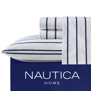 Thumbnail 6: Nautica Nautica Brenton Stripe Sheet Set 