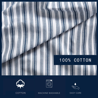 Thumbnail 10: Nautica Nautica Coleridge Stripe Sheet Set 