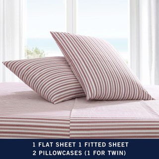 Thumbnail 11: Nautica Nautica Coleridge Stripe Sheet Set 