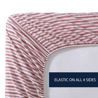 Thumbnail 5: Nautica Nautica Coleridge Stripe Sheet Set 