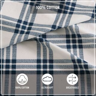 Thumbnail 16: Eddie Bauer Eddie Bauer Basic Plaid Sheet Set 