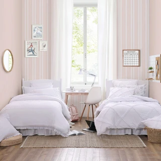 Thumbnail 25: Laura Ashley Laura Ashley Eyelet Ruffle Comforter & Sham Set 