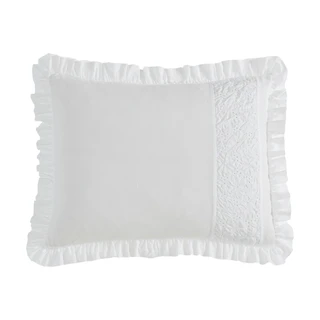 Thumbnail 15: Laura Ashley Laura Ashley Eyelet Ruffle Comforter & Sham Set 