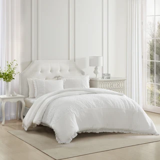 Thumbnail 10: Laura Ashley Laura Ashley Eyelet Ruffle Comforter & Sham Set 