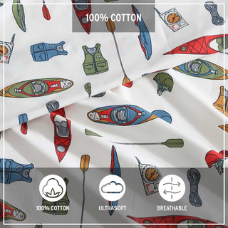 Thumbnail 16: Eddie Bauer Eddie Bauer Kayak Adventure Sheet Set 