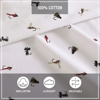Thumbnail 32: Eddie Bauer Eddie Bauer Novelty Fishing Flies Sheet Set 