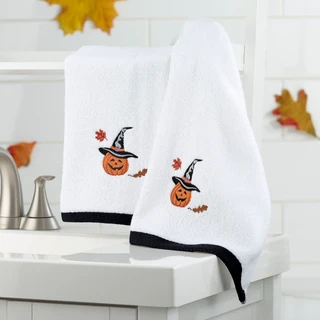 Thumbnail 2: AVANTI Avanti Pumpkin Patch Halloween Hand Towels Set of 2 