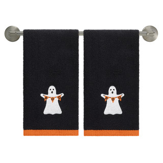 Thumbnail 2: AVANTI Avanti Ghost Boo Halloween Hand Towels Set of 2 