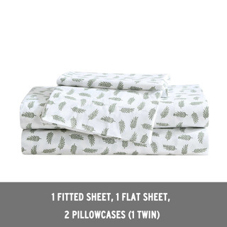 Thumbnail 3: Eddie Bauer Eddie Bauer Laurel Leaves Sheet Set 