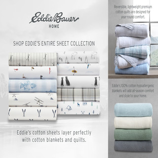 Thumbnail 28: Eddie Bauer Eddie Bauer Lakehouse Plaid Sheet Set 