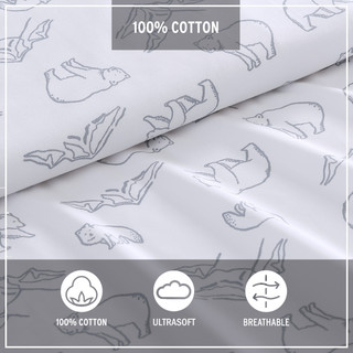 Thumbnail 9: Eddie Bauer Eddie Bauer Smokey Bear Camp Sheet Set 