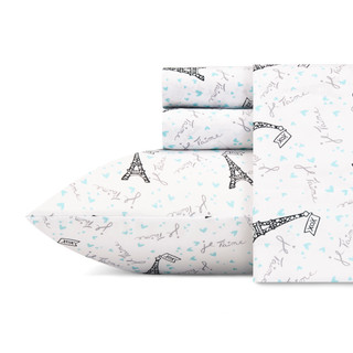 Thumbnail 10: Betsey Johnson Betsey Johnson Je Taime Paris Sheet Set 