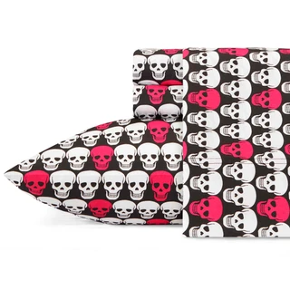 Thumbnail 16: Betsey Johnson Betsey Johnson Skulls Sheet Set 