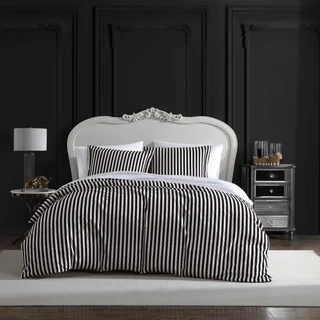 Thumbnail 1: Betsey Johnson Betsey Johnson Wonderland Stripe Duvet Cover Set 