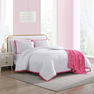 Thumbnail 2: Betsey Johnson Betsey Johnson Signature Hotel Solid Comforter Sham Set 