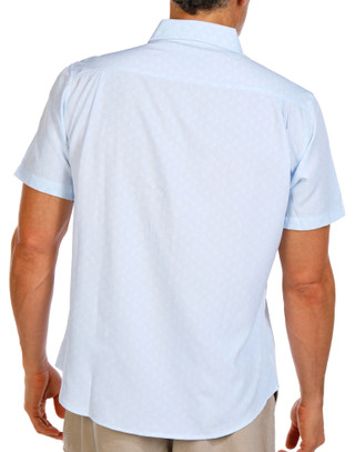 Thumbnail 4: Report Collection Report Collection Men's Anchor Print Woven Sport Shirt 