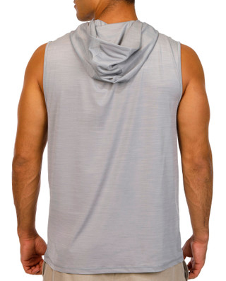 Thumbnail 2: REEL LEGENDS Reel Legends Men's Sleeveless Seaside Reel Chill Tank Hoodie 