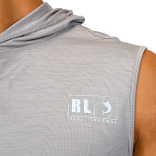 Thumbnail 3: REEL LEGENDS Reel Legends Men's Sleeveless Seaside Reel Chill Tank Hoodie 