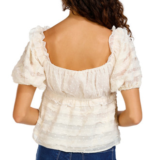 Thumbnail 2: LUSH Lush Juniors Puff Sleeve Babydoll Top 