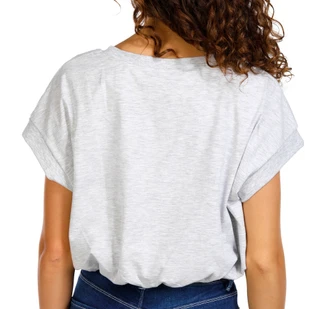 Thumbnail 4: Jolie & Joy Jolie & Joy Juniors Solid Bubble Hem Cap Sleeve Top 