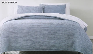 Thumbnail 4: LUSH Lush Decor Top Stitch 3-Piece Coverlet Set 
