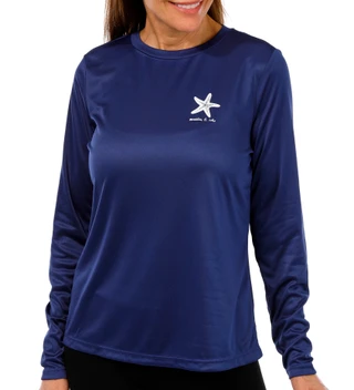 Thumbnail 2: Mountain And Isles Mountain & Isles Womens Outdoor Waves Long Sleeve Top 