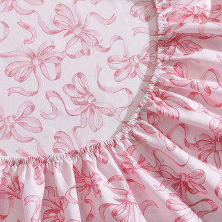 Thumbnail 8: Betsey Johnson Betsey Johnson Ballet Bows Twin Sheet Set 