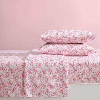 Thumbnail 4: Betsey Johnson Betsey Johnson Ballet Bows Twin Sheet Set 