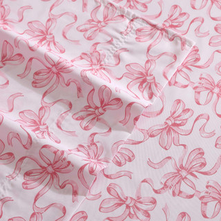 Thumbnail 3: Betsey Johnson Betsey Johnson Ballet Bows Twin Sheet Set 