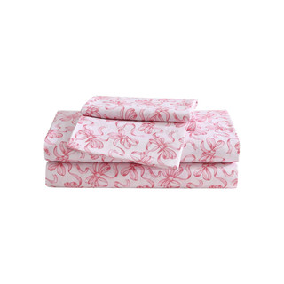 Thumbnail 2: Betsey Johnson Betsey Johnson Ballet Bows Twin Sheet Set 