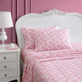 Thumbnail 1: Betsey Johnson Betsey Johnson Ballet Bows Twin Sheet Set 
