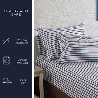 Thumbnail 20: Nautica Nautica Aevery Stripe 2 Pc. Sheet Set 