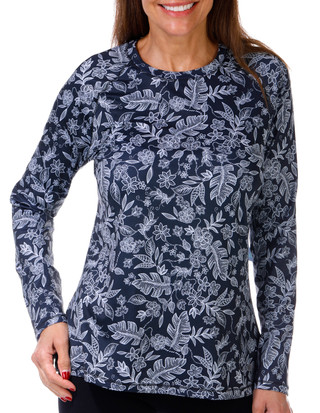 Thumbnail 4: REEL LEGENDS Reel Legends Womens Reel-Tec Print Long Sleeve Top 