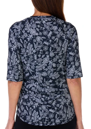 Thumbnail 3: REEL LEGENDS Reel Legends Womens Reel-Tec Print Elbow Sleeve Top 