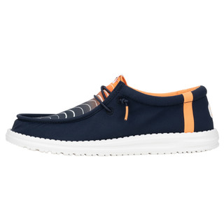 Thumbnail 10: Hey Dude Hey Dude Mens Wally Surf Waves Canvas Shoes 