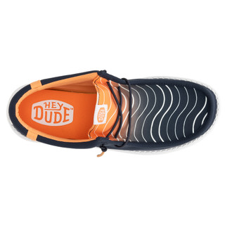 Thumbnail 4: Hey Dude Hey Dude Mens Wally Surf Waves Canvas Shoes 