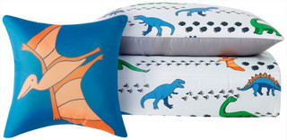 Thumbnail 12: My World My World Kids Dino Tracks Comforter Set 