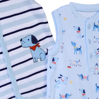 Thumbnail 4: Little Me Baby Boys 2-pc. Romper Set 