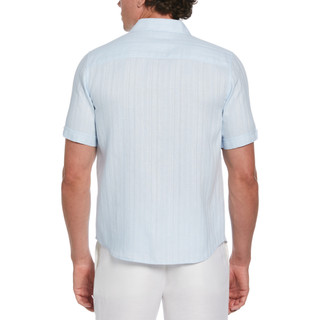 Thumbnail 2: Cubavera Cubavera Men's Linen Blend Dobby Short Sleeve Buttoned Shirt 