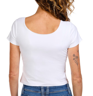 Thumbnail 2: APANA Apana Womens Active Short Sleeve Poise Bra Tee 