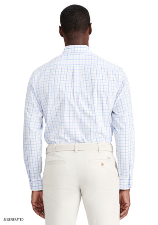 Thumbnail 2: IZOD IZOD Mens Advantage performance Long Sleeve Shirt 