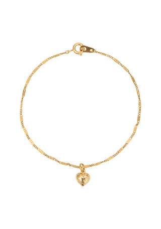 Thumbnail 1: 1928 Jewelry 1928 Jewelry Gold Tone Small Heart Bracelet 